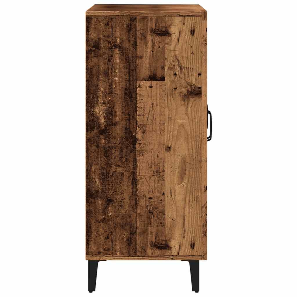 vidaXL Dulap, lemn vechi, 90x34x80 cm, lemn prelucrat