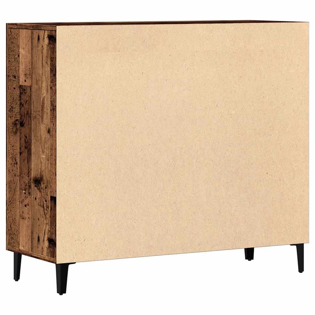 vidaXL Dulap, lemn vechi, 90x34x80 cm, lemn prelucrat