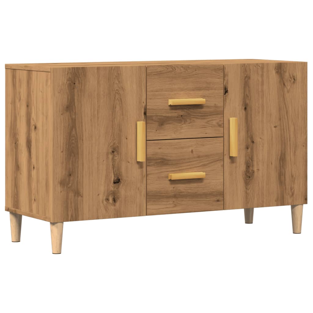 vidaXL Dulap, stejar artizanal, 100x36x60 cm, lemn prelucrat vidaXL Dulap, stejar artizanal, 100x36x60 cm, lemn prelucrat