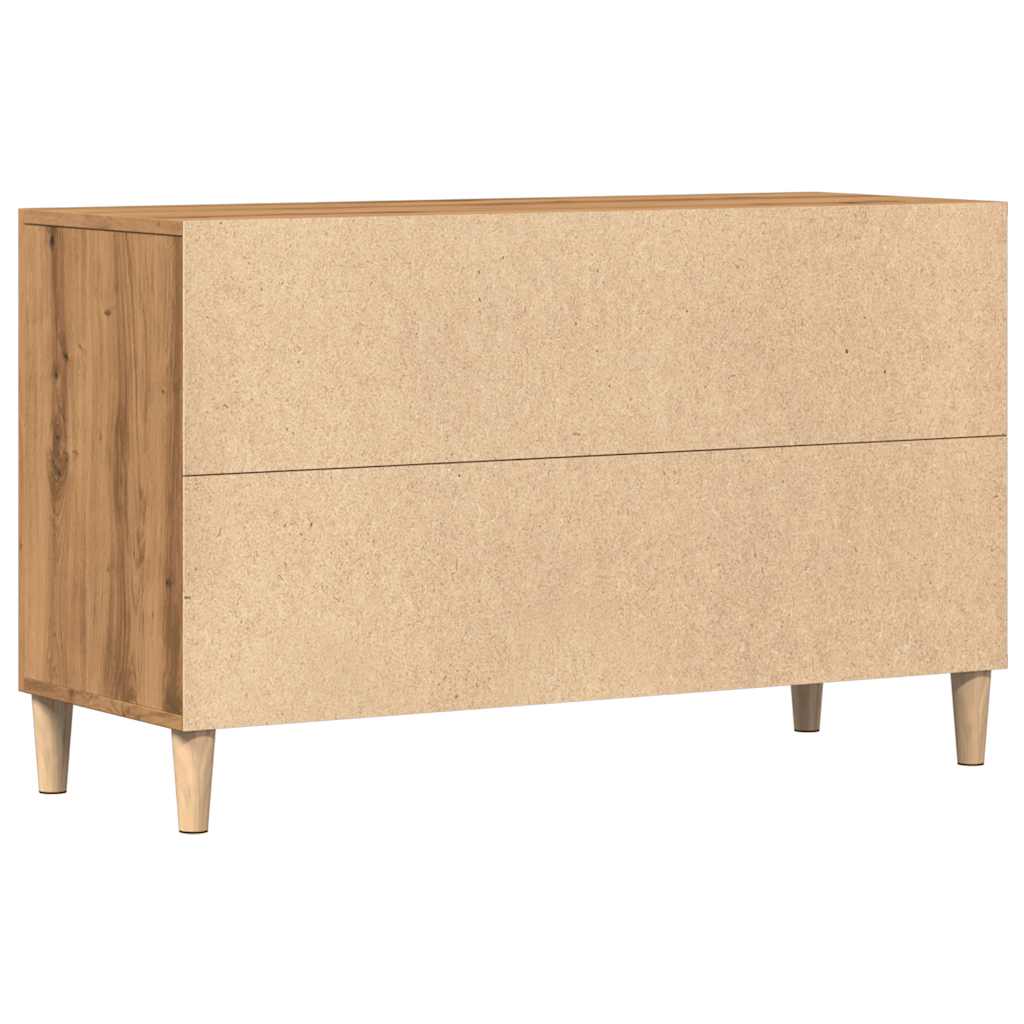 vidaXL Dulap, stejar artizanal, 100x36x60 cm, lemn prelucrat vidaXL Dulap, stejar artizanal, 100x36x60 cm, lemn prelucrat
