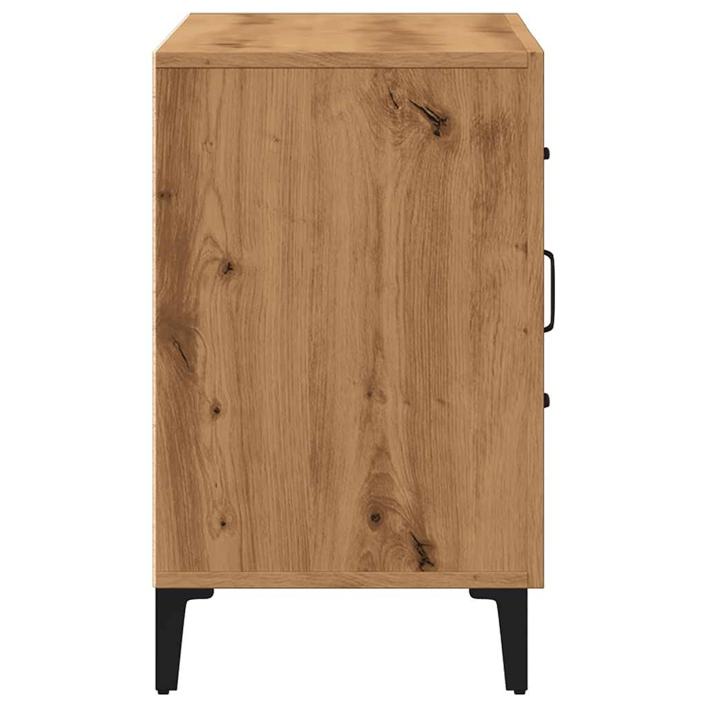 vidaXL Dulap, stejar artizanal, 100x36x60 cm, lemn prelucrat vidaXL Dulap, stejar artizanal, 100x36x60 cm, lemn prelucrat