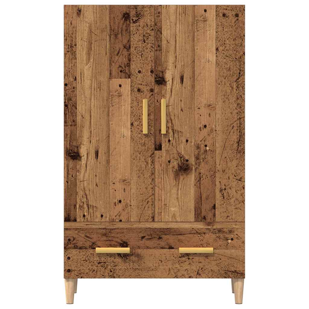 vidaXL Dulap înalt, lemn vechi, 70x31x115 cm, lemn compozit