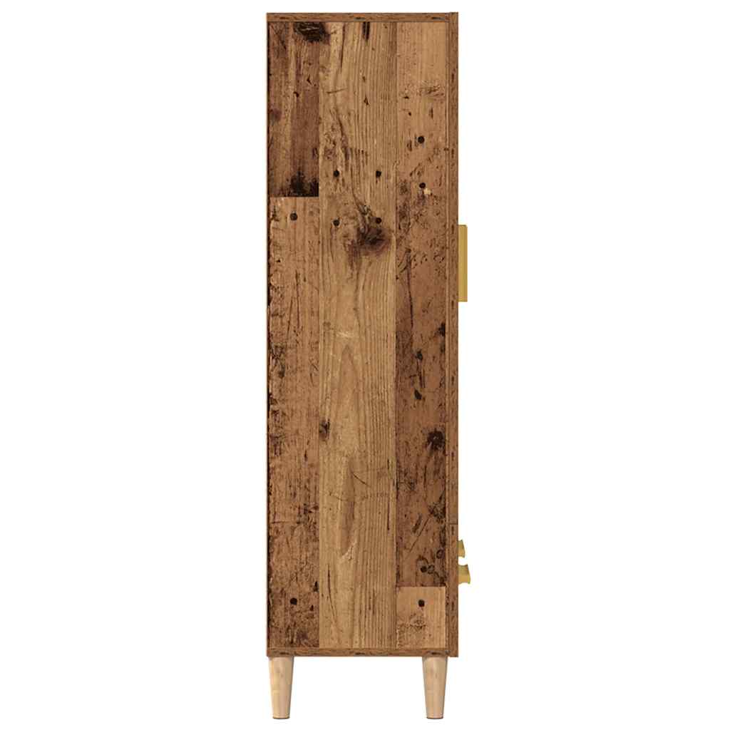 vidaXL Dulap înalt, lemn vechi, 70x31x115 cm, lemn compozit