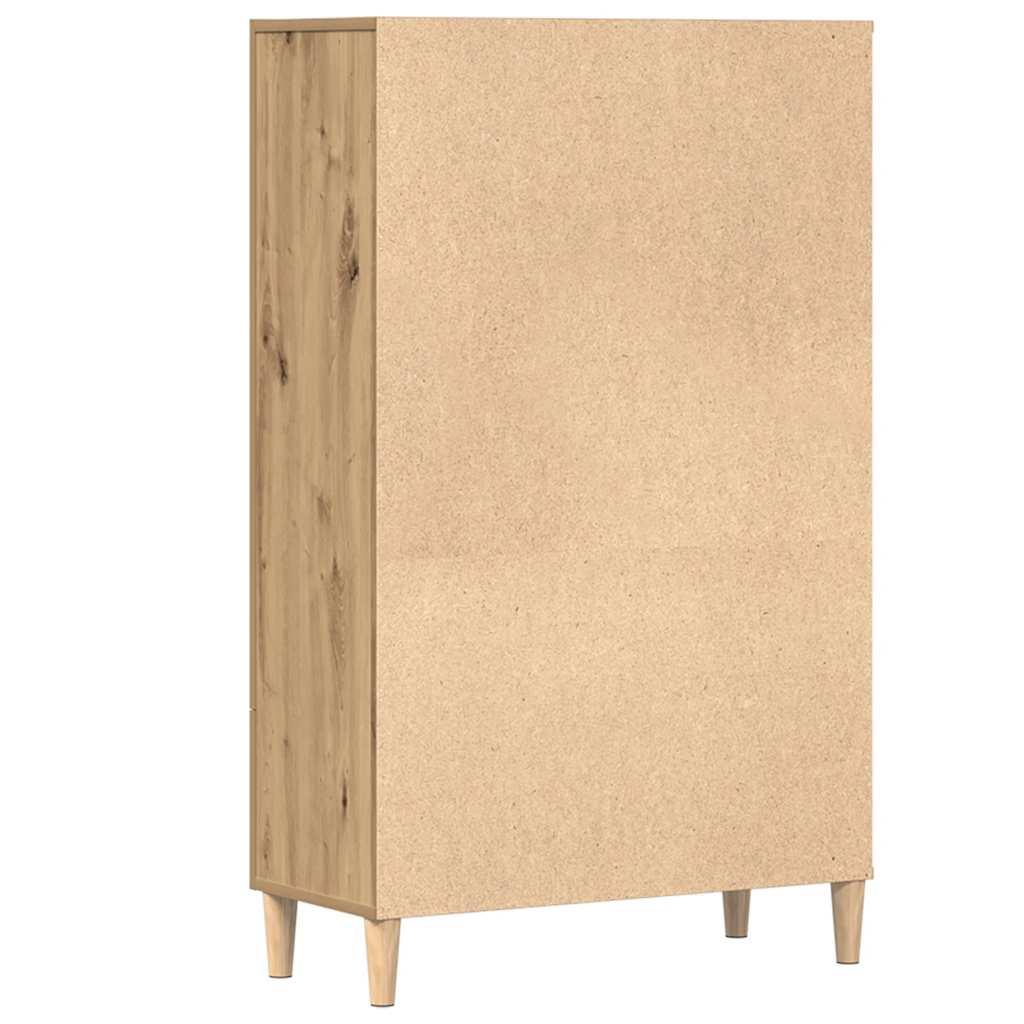 vidaXL Dulap înalt, Stejar artizanal, 70x31x115 cm, lemn compozit