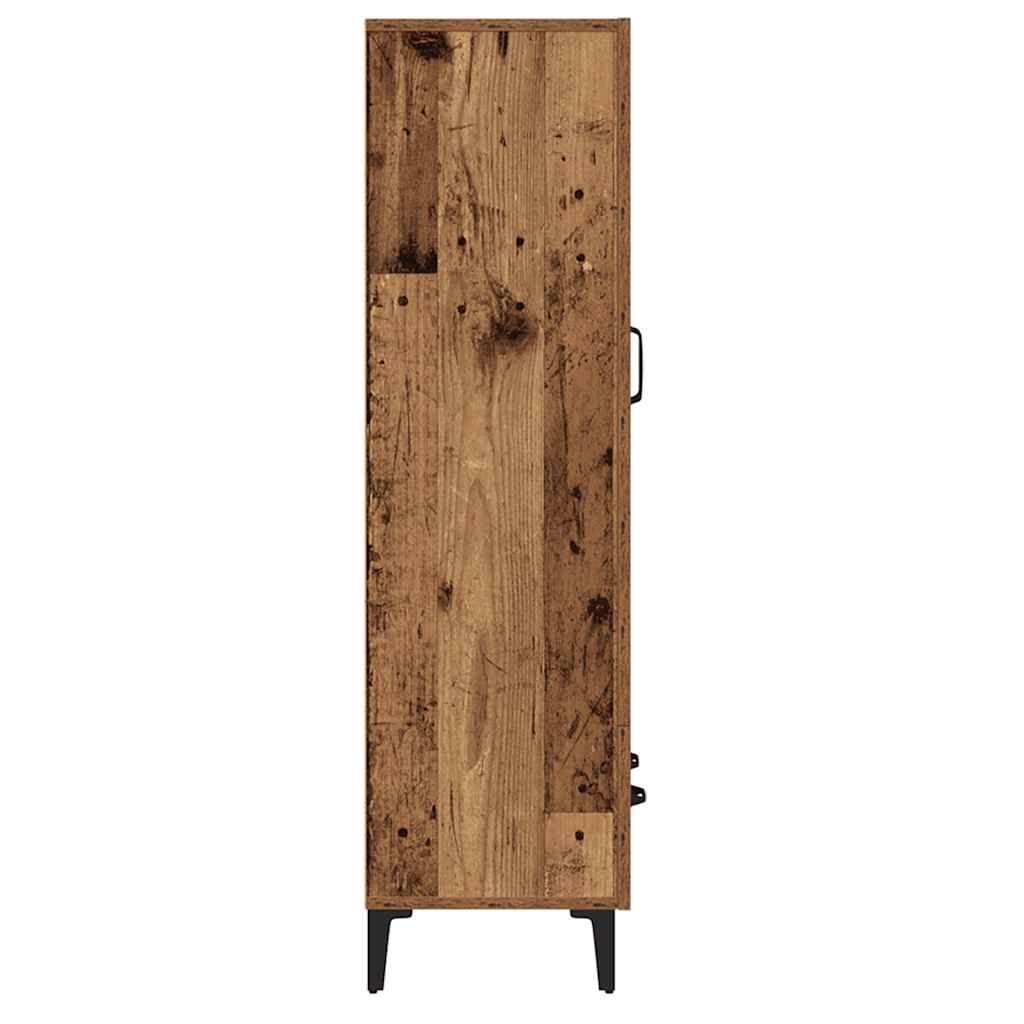vidaXL Dulap înalt, lemn vechi, 70x31x115 cm, lemn compozit vidaXL Dulap înalt, lemn vechi, 70x31x115 cm, lemn compozit
