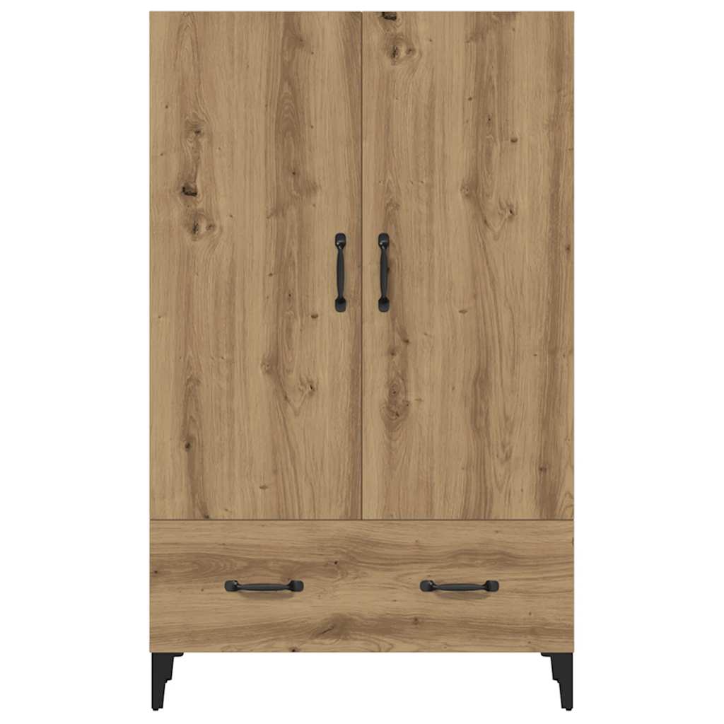 vidaXL Dulap înalt, Stejar artizanal, 70x31x115 cm, lemn compozit