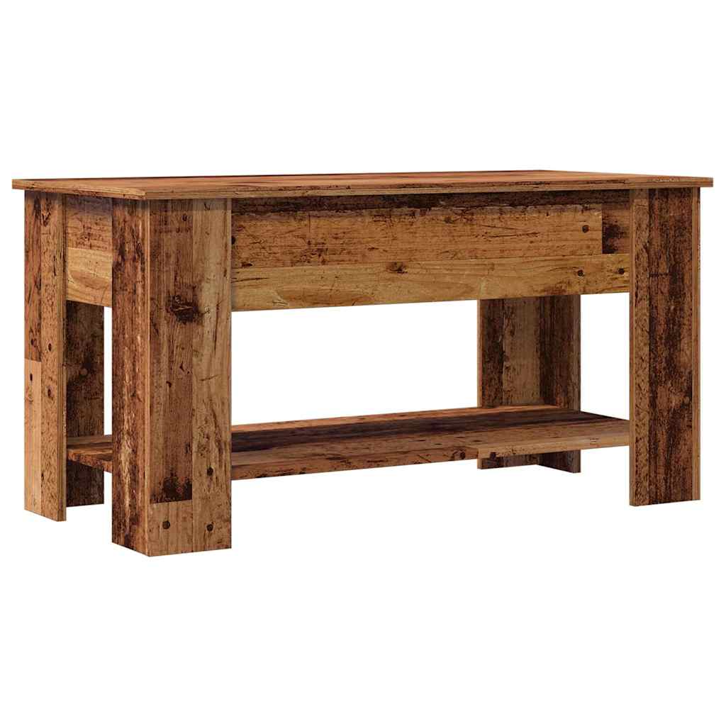 vidaXL Măsuță de cafea, Lemn vechi, 101x49x52 cm, lemn prelucrat vidaXL Măsuță de cafea, Lemn vechi, 101x49x52 cm, lemn prelucrat