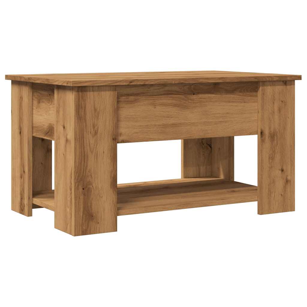 vidaXL Masuta de cafea Artisan Stejar 79x49x41 cm Lemn prelucrat vidaXL Masuta de cafea Artisan Stejar 79x49x41 cm Lemn prelucrat