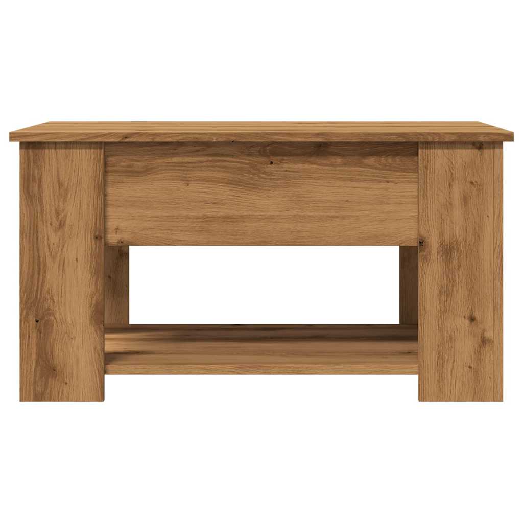 vidaXL Masuta de cafea Artisan Stejar 79x49x41 cm Lemn prelucrat vidaXL Masuta de cafea Artisan Stejar 79x49x41 cm Lemn prelucrat
