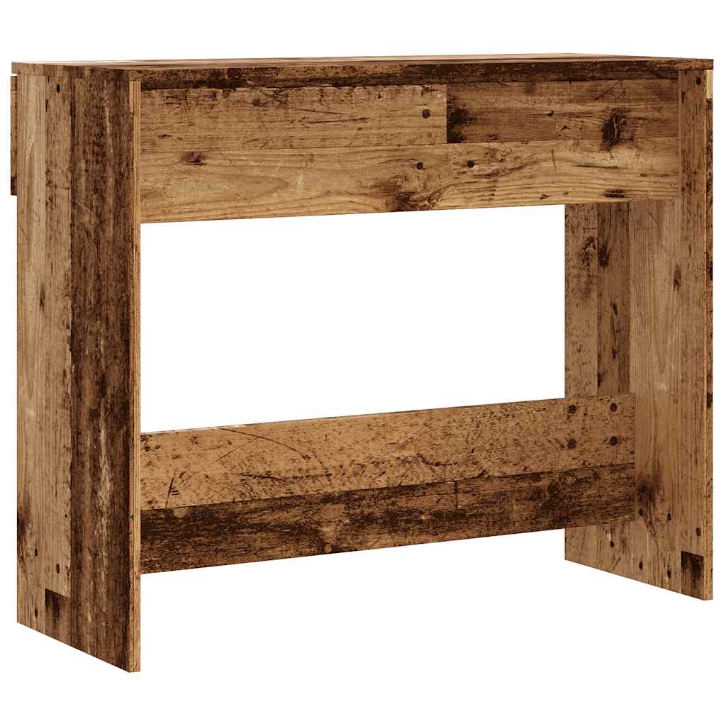 vidaXL Masă consolă, lemn vechi,90x36x75 cm, PAL