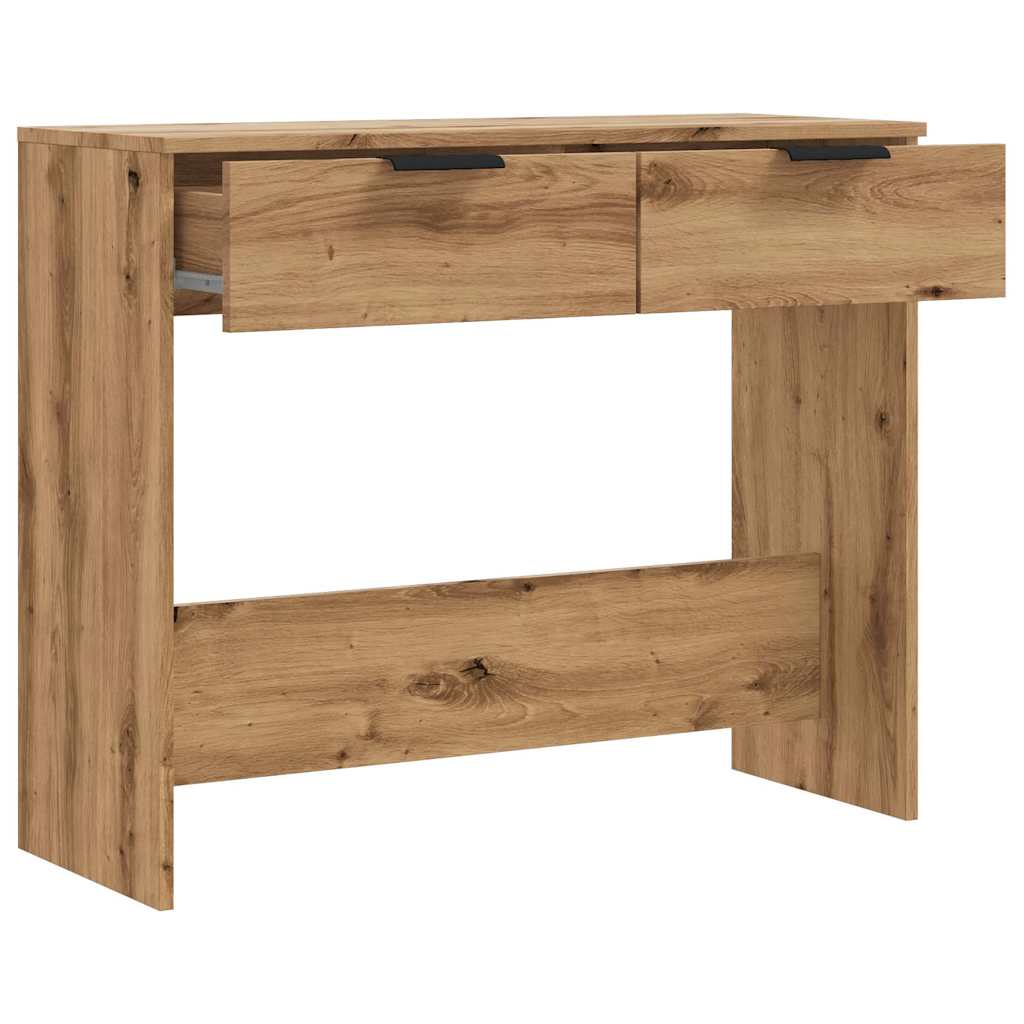 vidaXL Măsuță consolă, stejar artizanal,90x36x75 cm, lemn prelucrat vidaXL Măsuță consolă, stejar artizanal,90x36x75 cm, lemn prelucrat