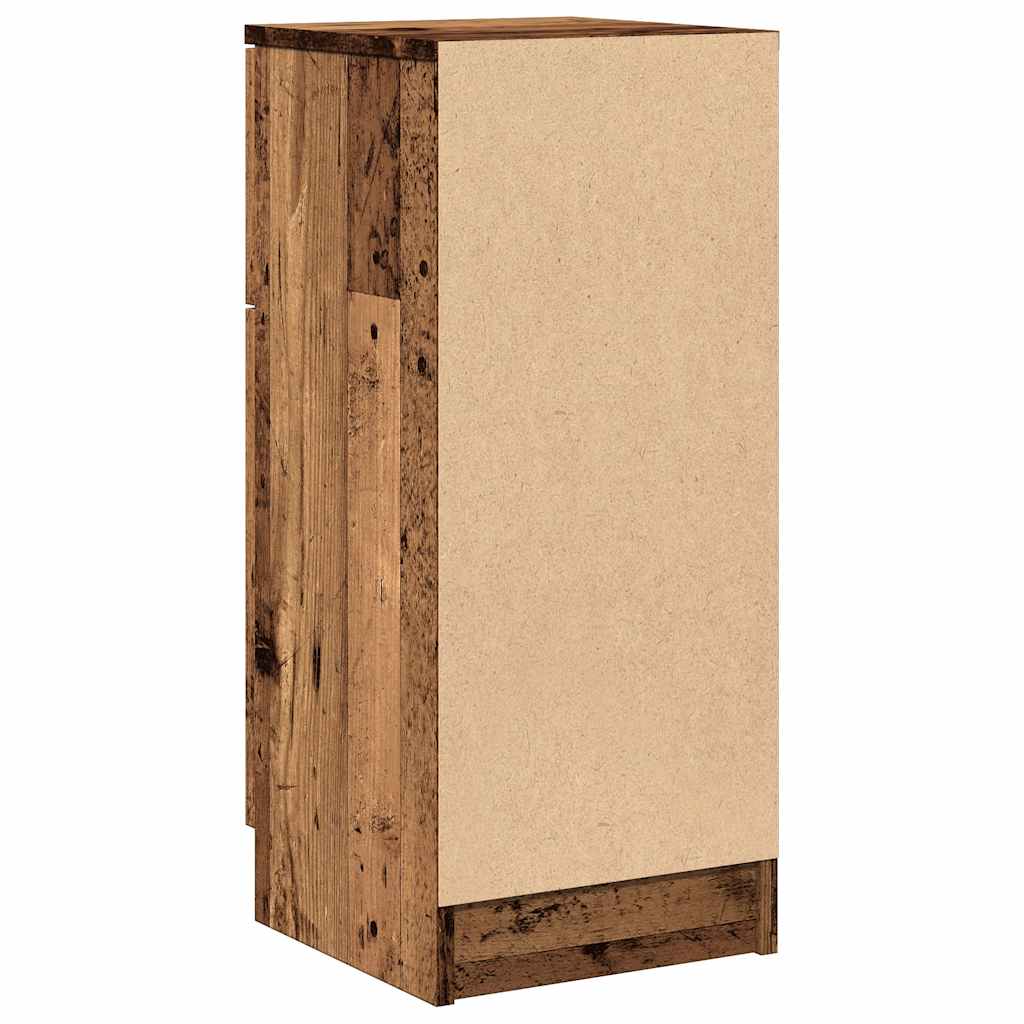 vidaXL Dulapuri, 2 buc., lemn vechi, 30x30x70 cm, lemn prelucrat