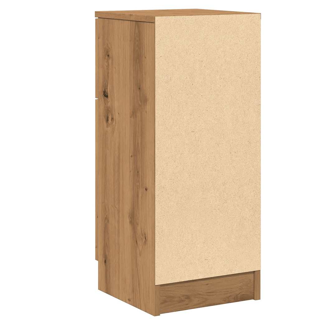 vidaXL Dulapuri, 2 buc., stejar artizanal, 30x30x70 cm, lemn compozit