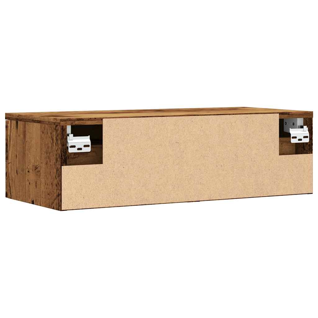 vidaXL Dulap de perete, lemn vechi, 68x30x20 cm, lemn compozit vidaXL Dulap de perete, lemn vechi, 68x30x20 cm, lemn compozit