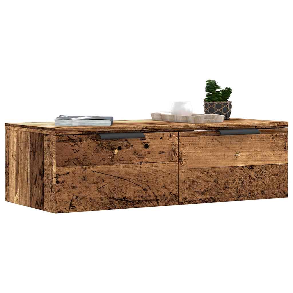 vidaXL Dulap de perete, lemn vechi, 68x30x20 cm, lemn compozit vidaXL Dulap de perete, lemn vechi, 68x30x20 cm, lemn compozit