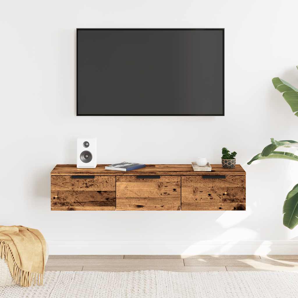 vidaXL Dulap de perete, Lemn vechi, 102x30x20 cm, lemn prelucrat