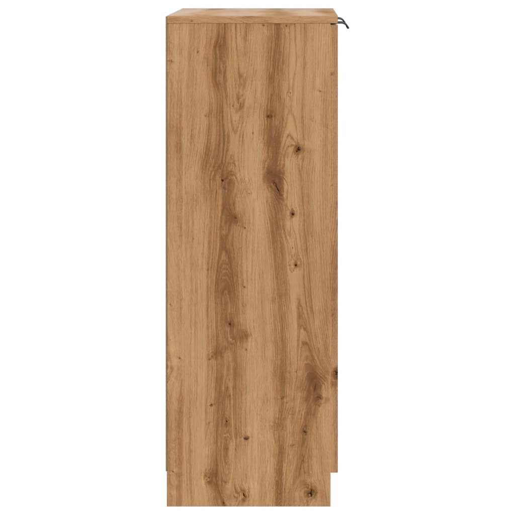 vidaXL Pantofar, stejar artizanal, 59x35x100,5 cm, lemn prelucrat vidaXL Pantofar, stejar artizanal, 59x35x100,5 cm, lemn prelucrat