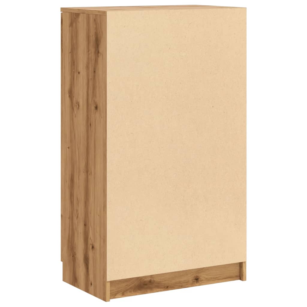 vidaXL Pantofar, stejar artizanal, 59x35x100,5 cm, lemn prelucrat vidaXL Pantofar, stejar artizanal, 59x35x100,5 cm, lemn prelucrat