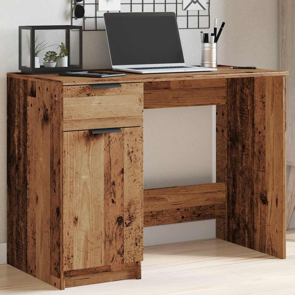 vidaXL Birou, lemn vechi, 100x50x75 cm, lemn prelucrat vidaXL Birou, lemn vechi, 100x50x75 cm, lemn prelucrat