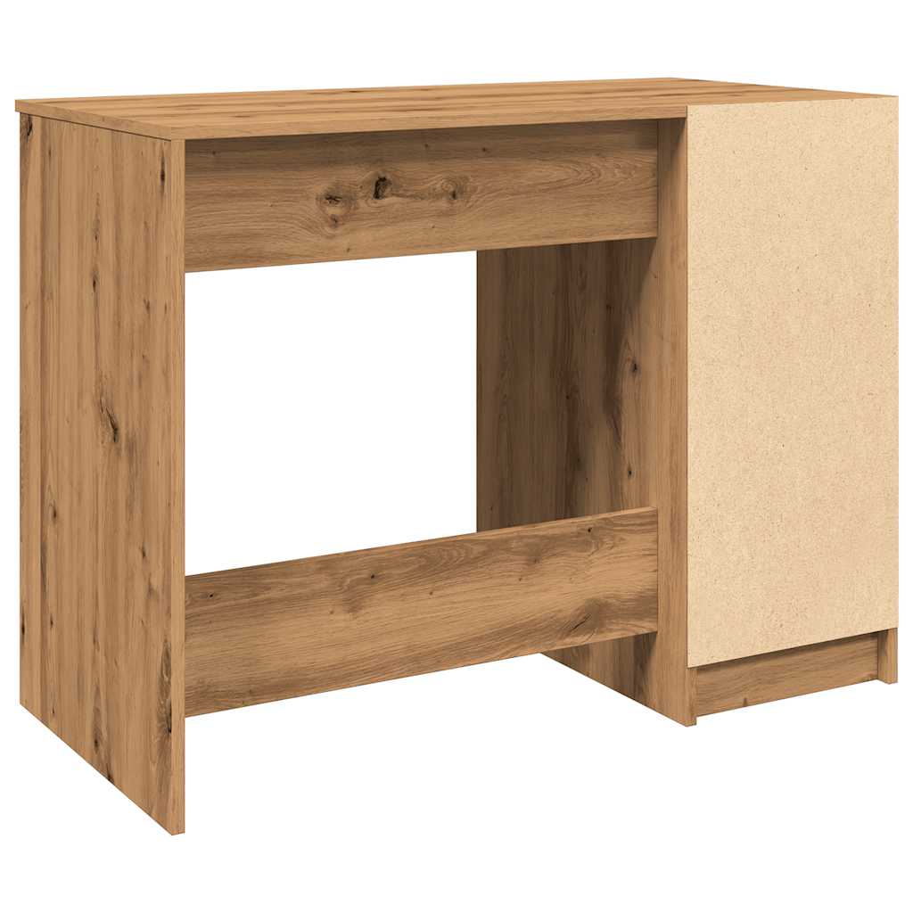 vidaXL Birou, stejar artizanal, 100x50x75 cm, lemn prelucrat