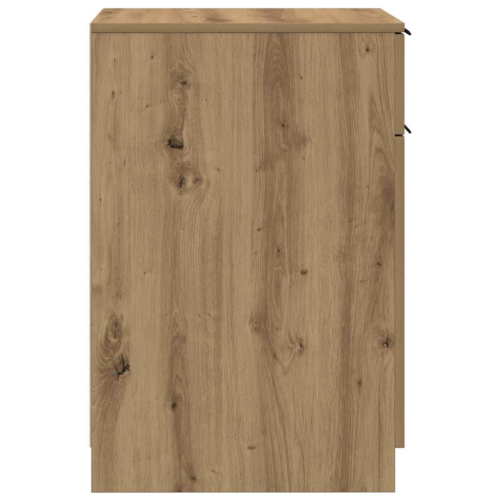 vidaXL Dulap de birou, stejar artizanal, 33x50x75 cm lemn prelucrat vidaXL Dulap de birou, stejar artizanal, 33x50x75 cm lemn prelucrat