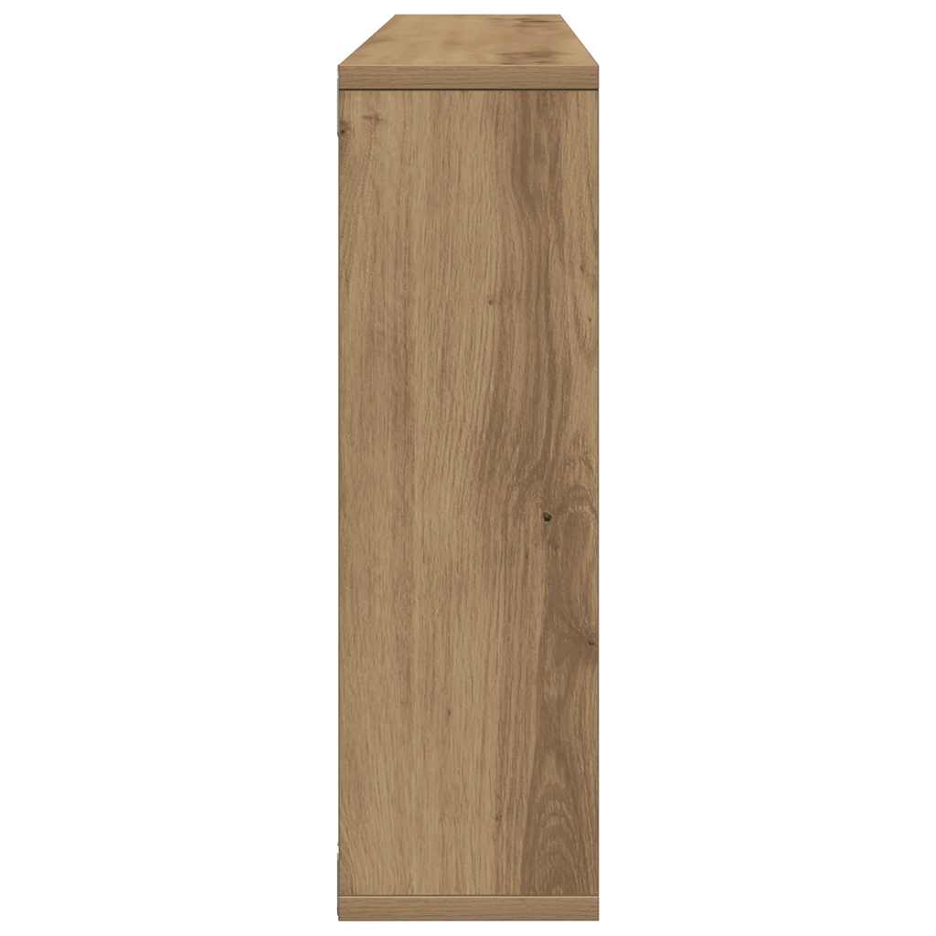 vidaXL Raft de perete, stejar artizanal, 85x16x52,5 cm, lemn prelucrat