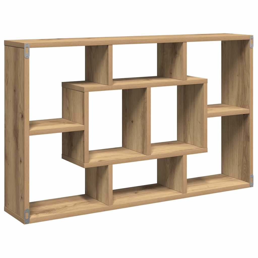vidaXL Raft de perete, stejar artizanal, 85x16x52,5 cm, lemn prelucrat