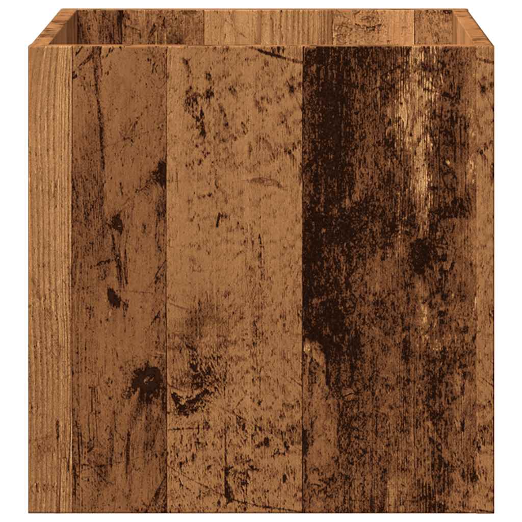 vidaXL Cutie de jardiniera din lemn vechi 40x40x40 cm lemn prelucrat