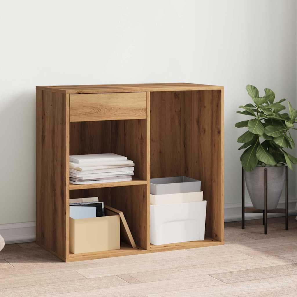 vidaXL Dulap de cosmetice Artisan Stejar 80x40x75 cm Lemn prelucrat vidaXL Dulap de cosmetice Artisan Stejar 80x40x75 cm Lemn prelucrat