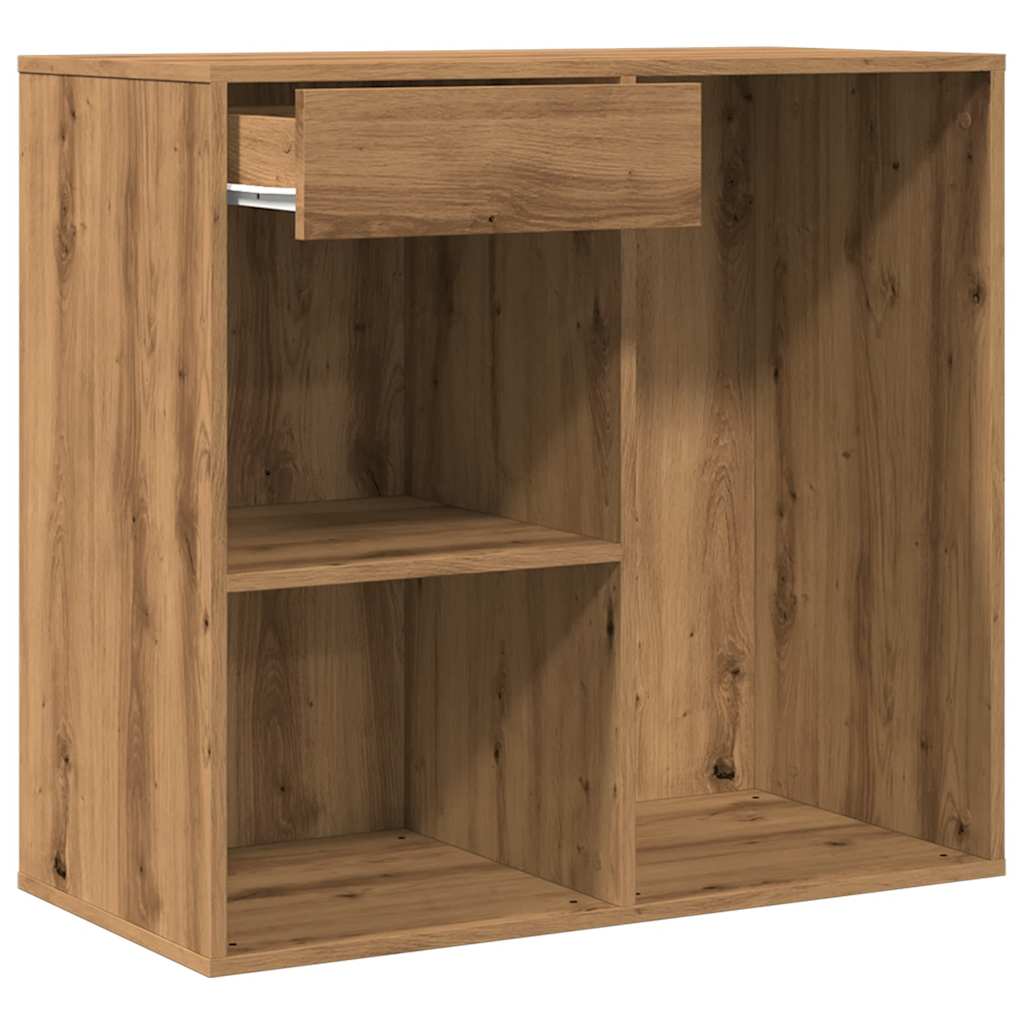 vidaXL Dulap de cosmetice Artisan Stejar 80x40x75 cm Lemn prelucrat vidaXL Dulap de cosmetice Artisan Stejar 80x40x75 cm Lemn prelucrat