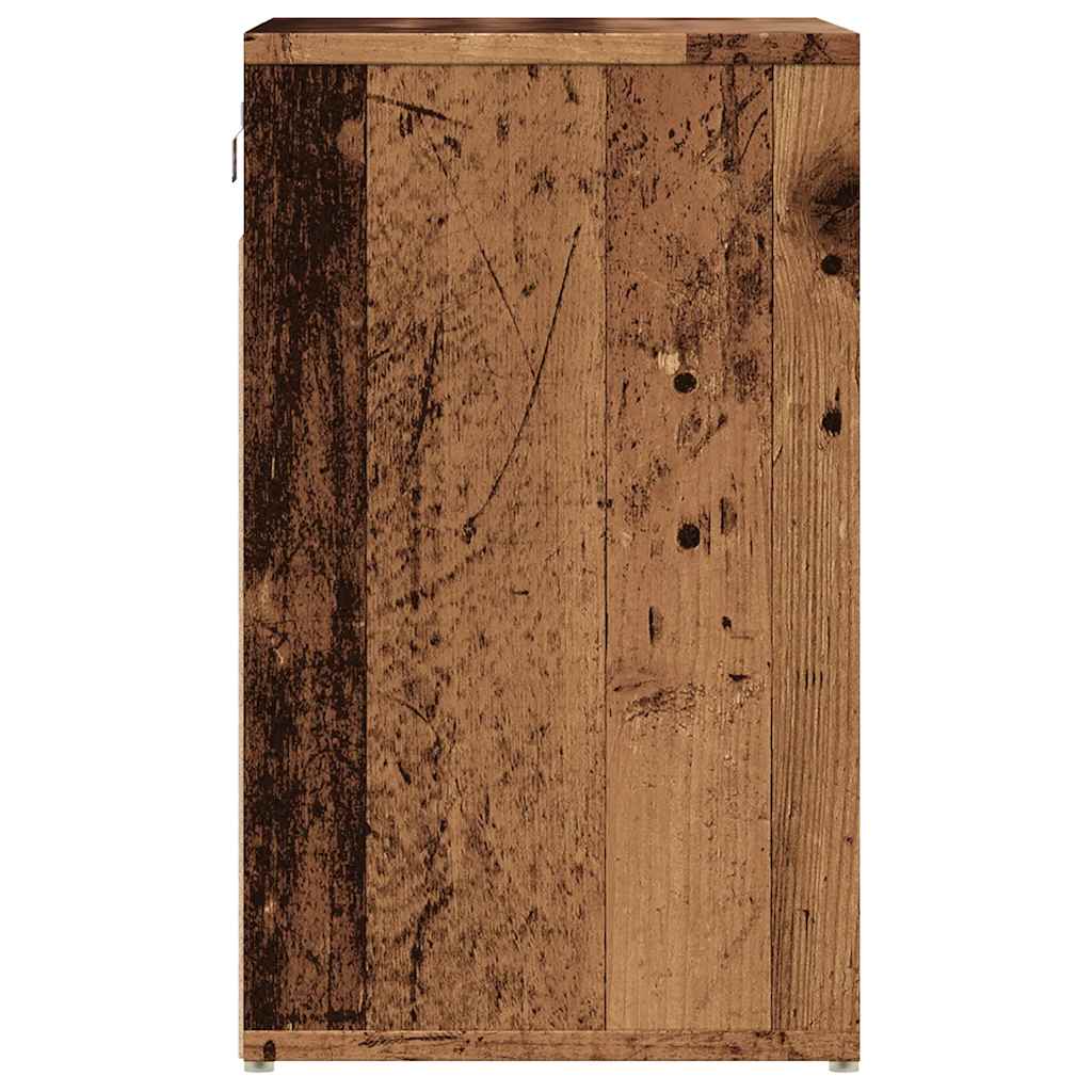 vidaXL Dulapuri de pantofi 2 buc Lemn vechi 52x30x50 cm vidaXL Dulapuri de pantofi 2 buc Lemn vechi 52x30x50 cm