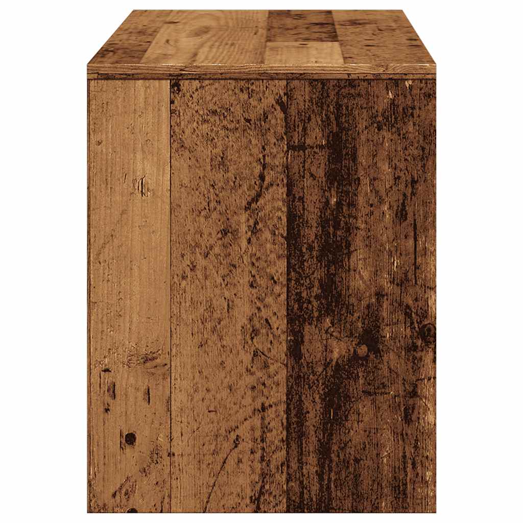vidaXL Taburet de toaletă din lemn vechi 70x35x45 cm lemn prelucrat vidaXL Taburet de toaletă din lemn vechi 70x35x45 cm lemn prelucrat