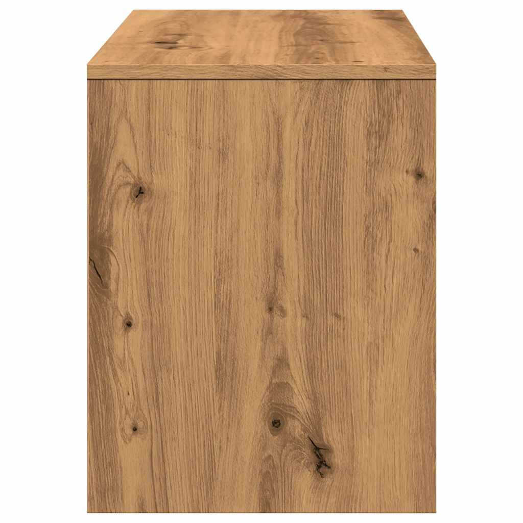 vidaXL Taburet de toaletă Stejar artizanal 70x35x45 cm Lemn prelucrat vidaXL Taburet de toaletă Stejar artizanal 70x35x45 cm Lemn prelucrat