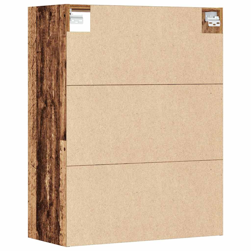 vidaXL Dulap de perete suspendat, lemn vechi, 69,5x32,5x90 cm vidaXL Dulap de perete suspendat, lemn vechi, 69,5x32,5x90 cm