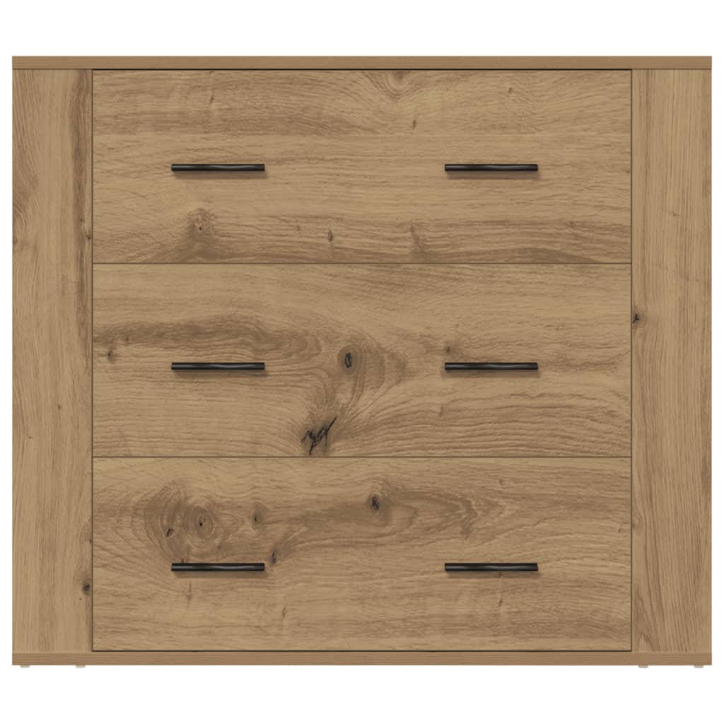 vidaXL Dulap, stejar artizanal, 80x33x70 cm, lemn prelucrat vidaXL Dulap, stejar artizanal, 80x33x70 cm, lemn prelucrat