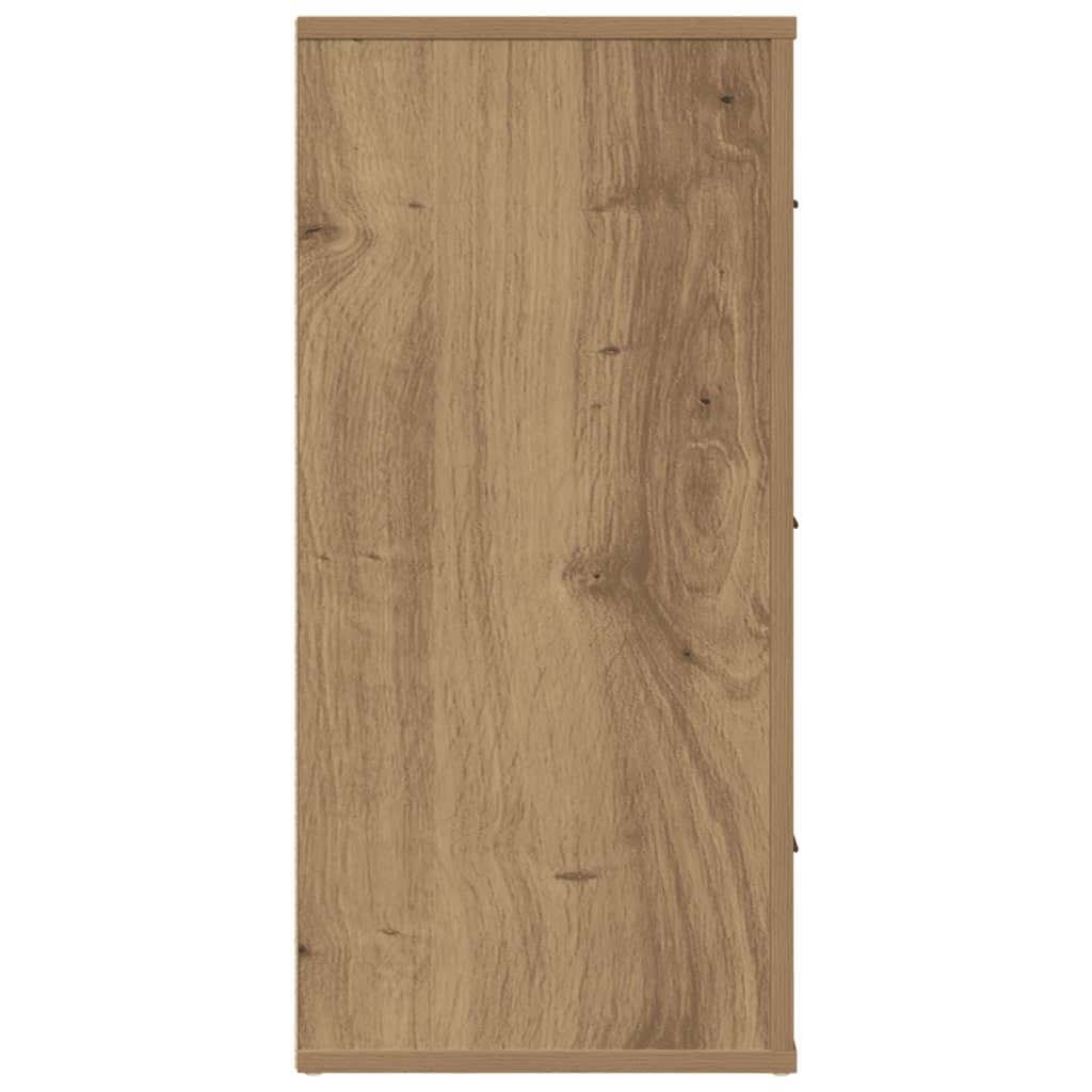 vidaXL Dulap, stejar artizanal, 80x33x70 cm, lemn prelucrat vidaXL Dulap, stejar artizanal, 80x33x70 cm, lemn prelucrat