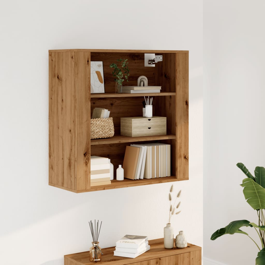vidaXL Dulap de perete, stejar artizanal,80x33x80 cm, lemn prelucrat vidaXL Dulap de perete, stejar artizanal,80x33x80 cm, lemn prelucrat