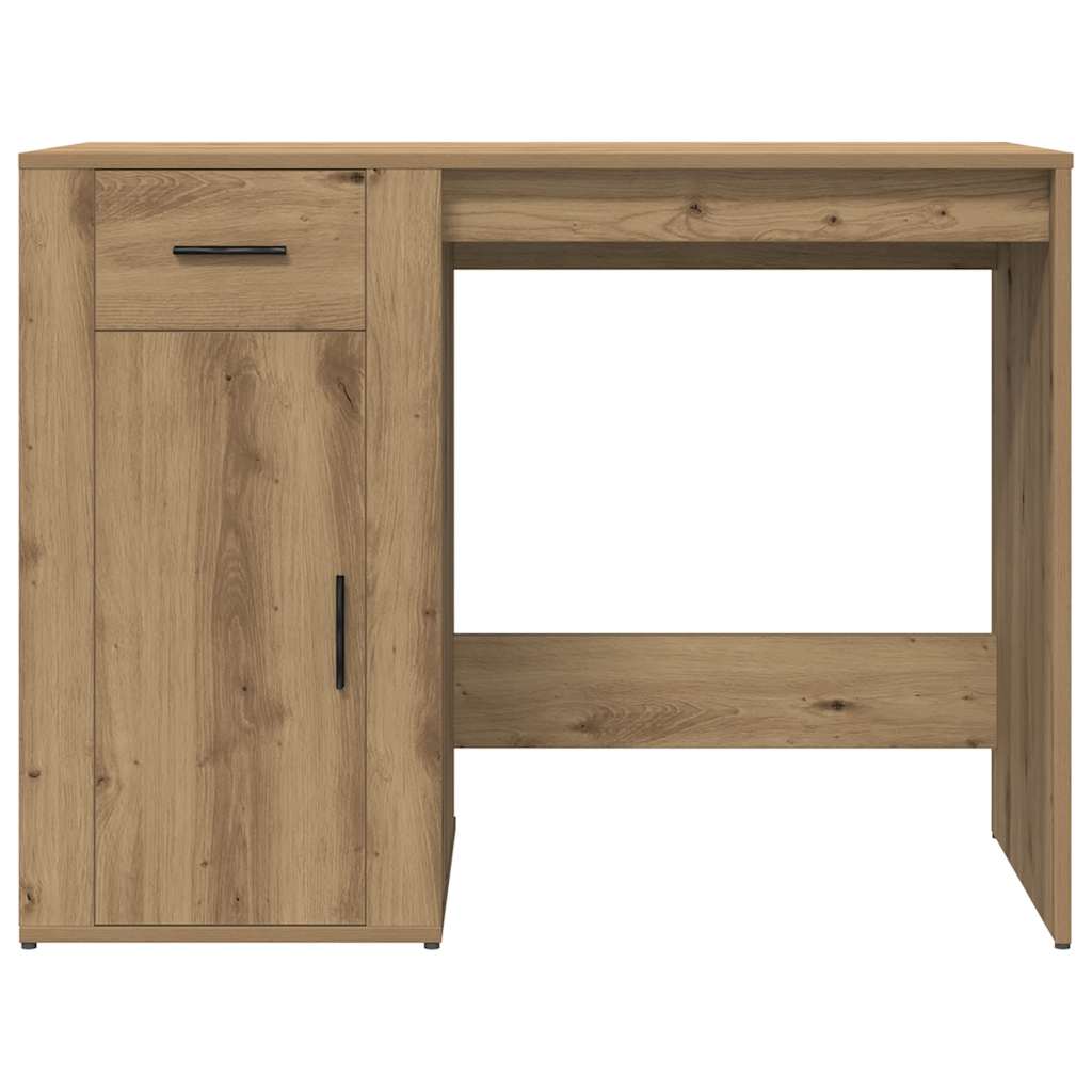 vidaXL Birou, stejar artizanal, 100x49x75 cm, lemn prelucrat