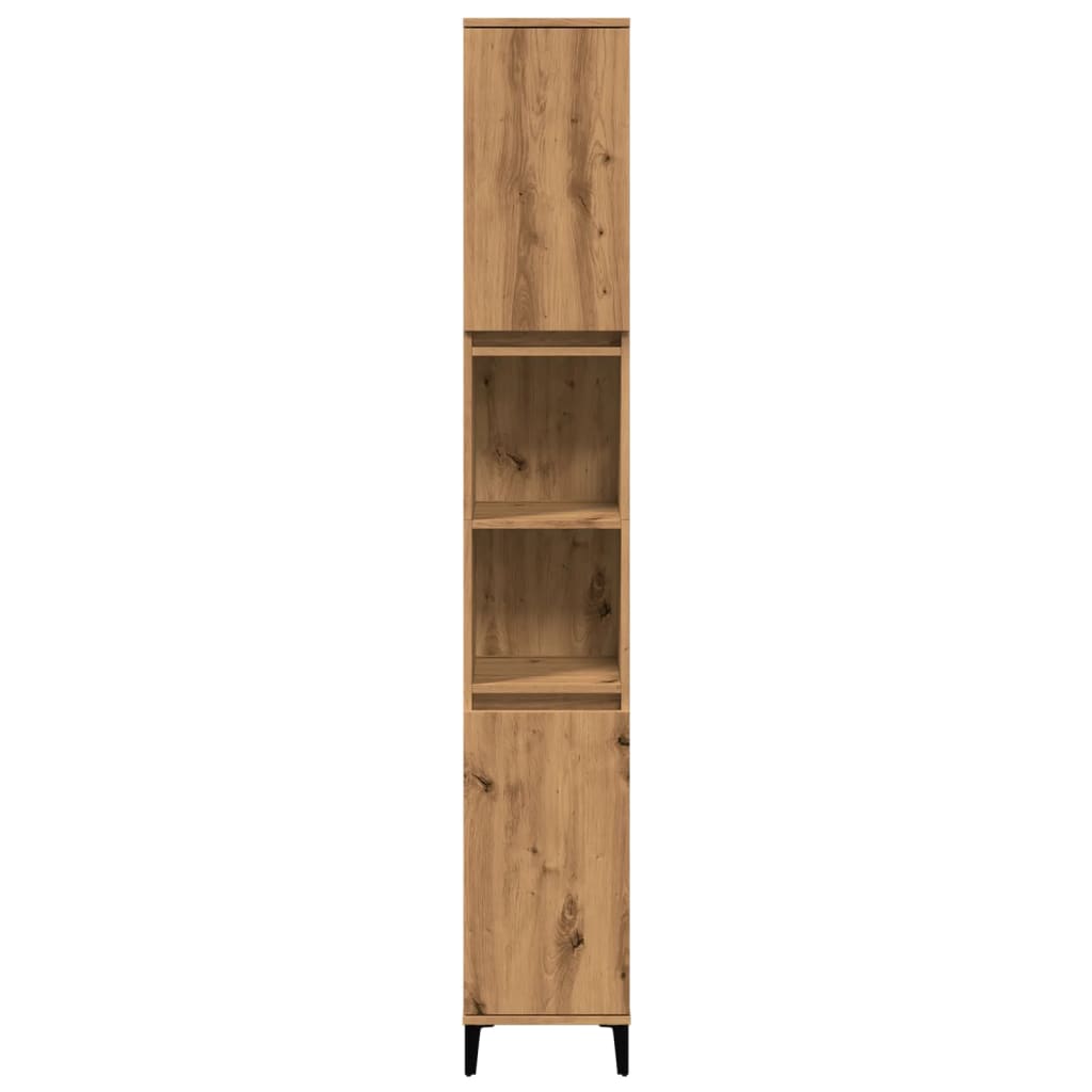vidaXL Dulap de baie, stejar artizanal, 30x30x190 cm, lemn prelucrat vidaXL Dulap de baie, stejar artizanal, 30x30x190 cm, lemn prelucrat