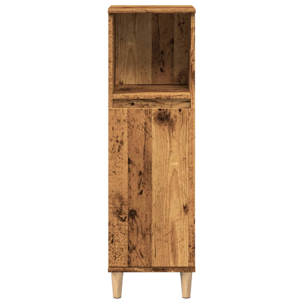 vidaXL Dulap de baie, lemn vechi, 30x30x100 cm, lemn prelucrat vidaXL Dulap de baie, lemn vechi, 30x30x100 cm, lemn prelucrat