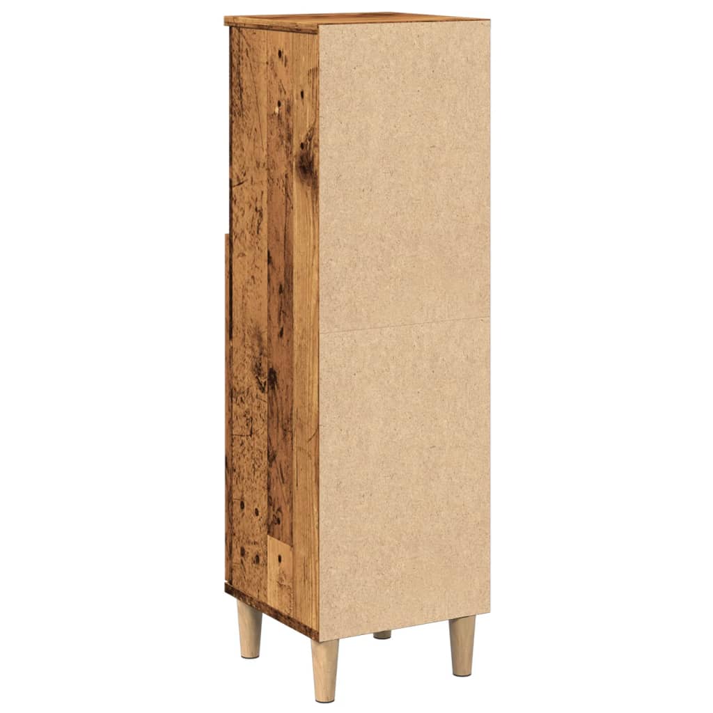 vidaXL Dulap de baie, lemn vechi, 30x30x100 cm, lemn prelucrat vidaXL Dulap de baie, lemn vechi, 30x30x100 cm, lemn prelucrat