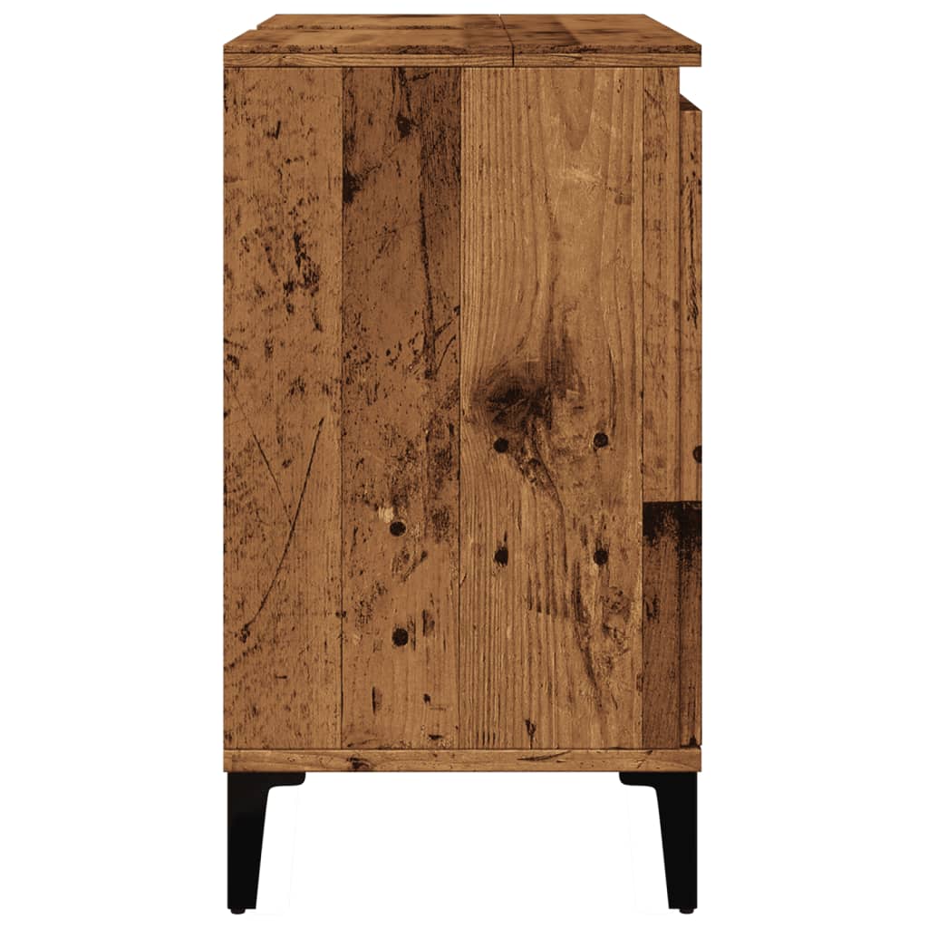 vidaXL Dulap de chiuvetă, lemn vechi, 58x33x60 cm, lemn prelucrat vidaXL Dulap de chiuvetă, lemn vechi, 58x33x60 cm, lemn prelucrat