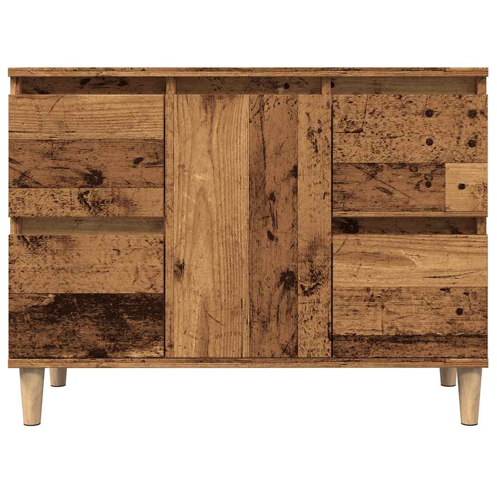 vidaXL Dulap de chiuvetă, lemn vechi, 80x33x60 cm, lemn prelucrat vidaXL Dulap de chiuvetă, lemn vechi, 80x33x60 cm, lemn prelucrat