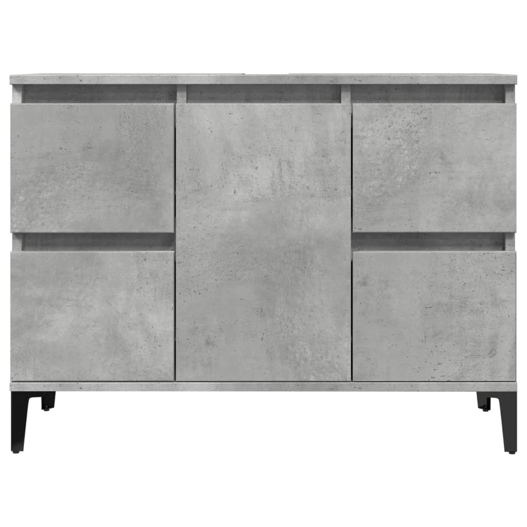 vidaXL Dulap de chiuvetă, gri beton, 80x33x60 cm, lemn prelucrat vidaXL Dulap de chiuvetă, gri beton, 80x33x60 cm, lemn prelucrat