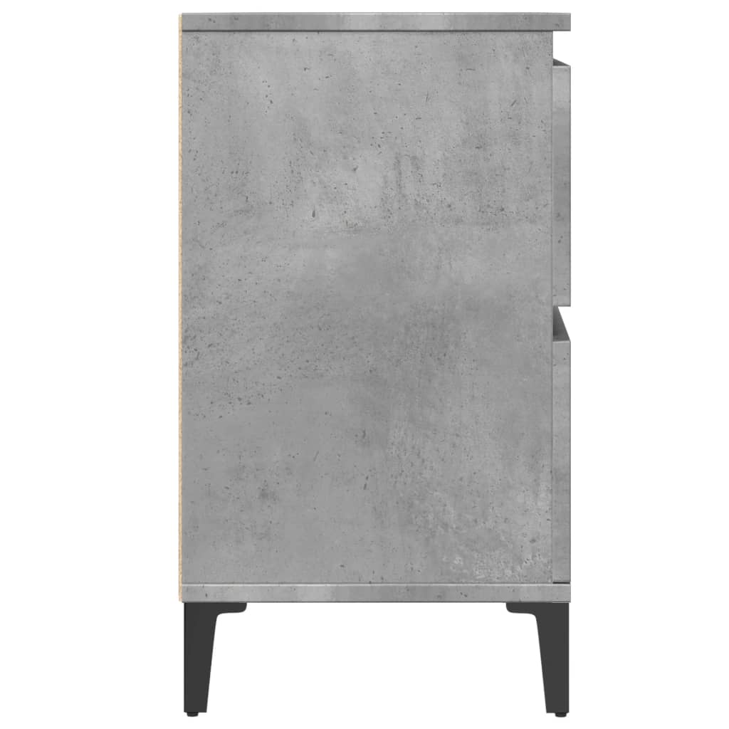 vidaXL Dulap de chiuvetă, gri beton, 80x33x60 cm, lemn prelucrat vidaXL Dulap de chiuvetă, gri beton, 80x33x60 cm, lemn prelucrat