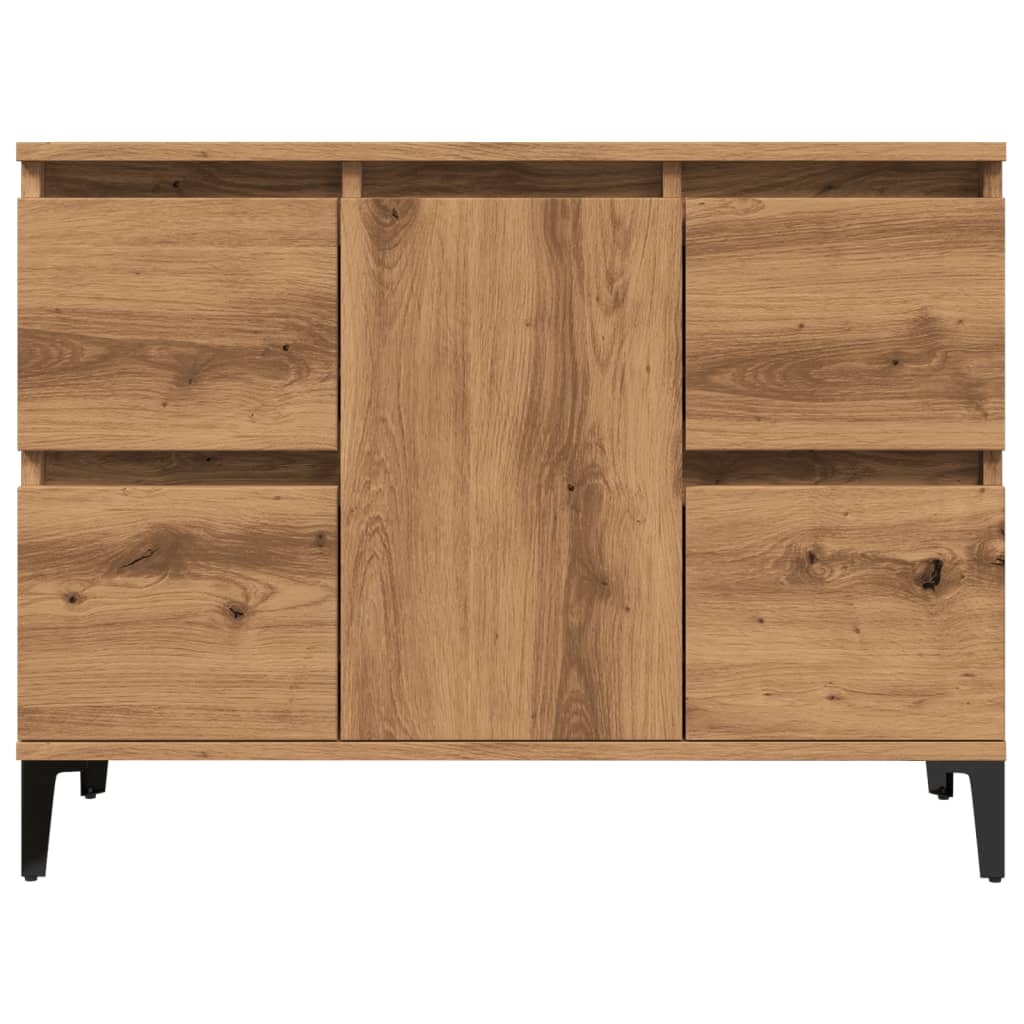 vidaXL Dulap de chiuvetă stejar artizanal, 80x33x60 cm, lemn prelucrat vidaXL Dulap de chiuvetă stejar artizanal, 80x33x60 cm, lemn prelucrat