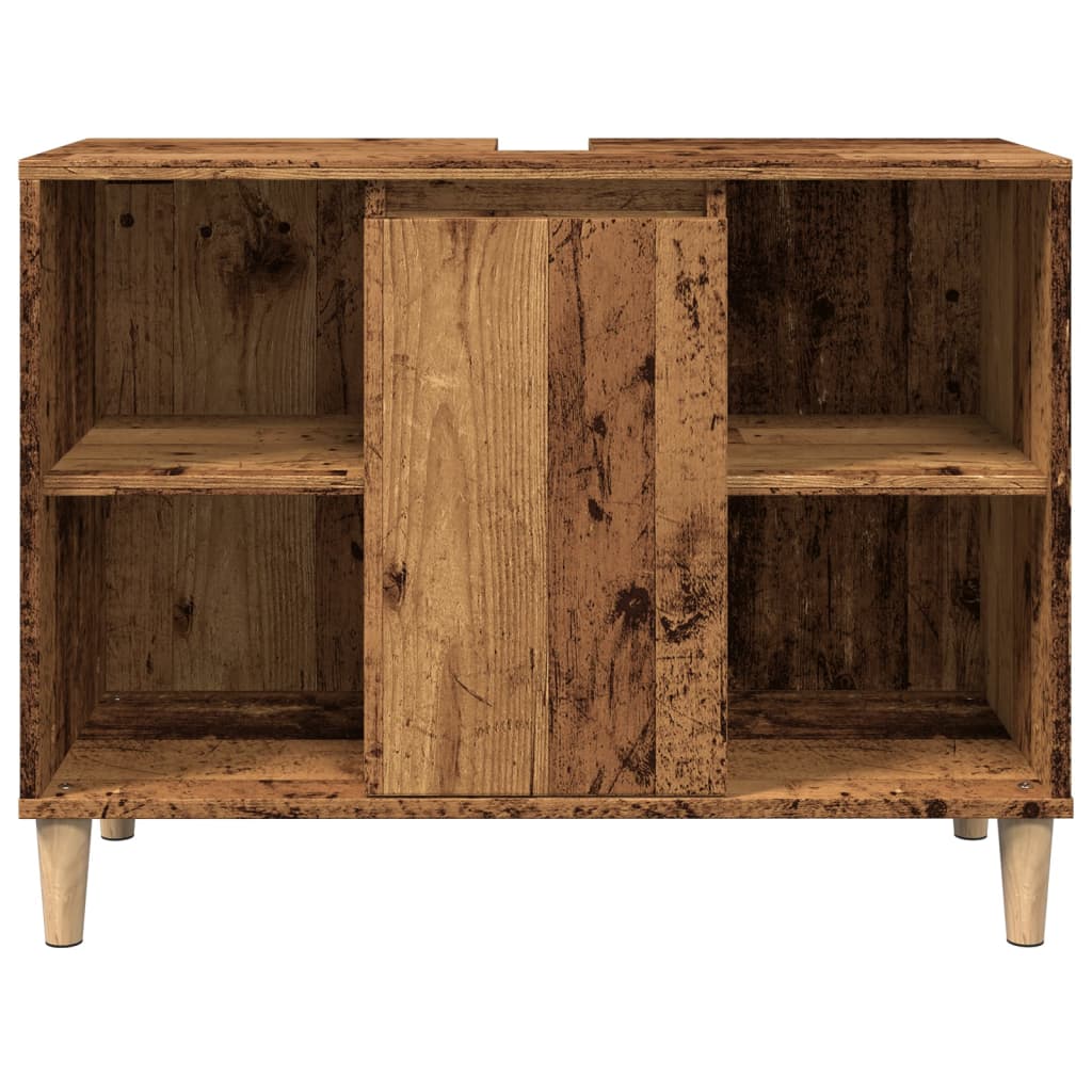 vidaXL Dulap pentru baie, lemn vechi, 80x33x60 cm, lemn prelucrat vidaXL Dulap pentru baie, lemn vechi, 80x33x60 cm, lemn prelucrat
