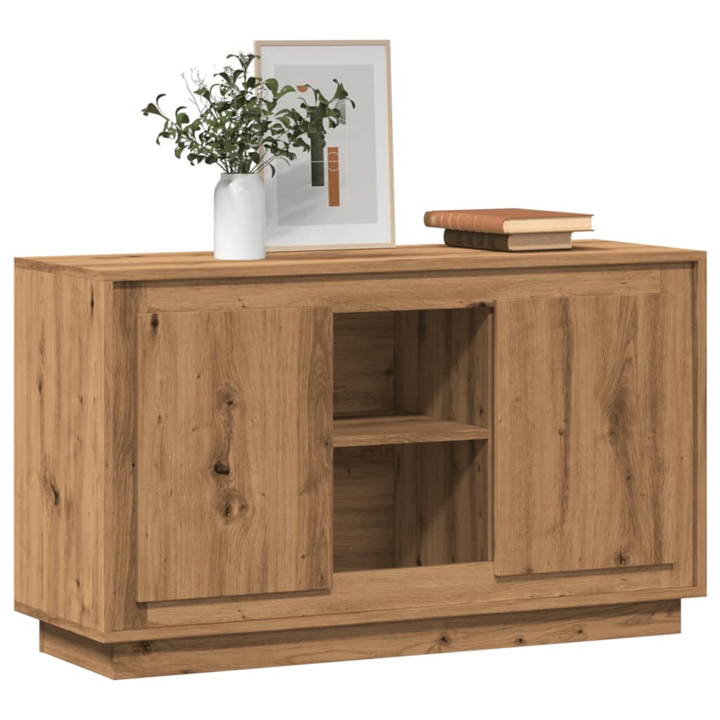 vidaXL Servantă, stejar artizanal, 102x35x60 cm, lemn prelucrat