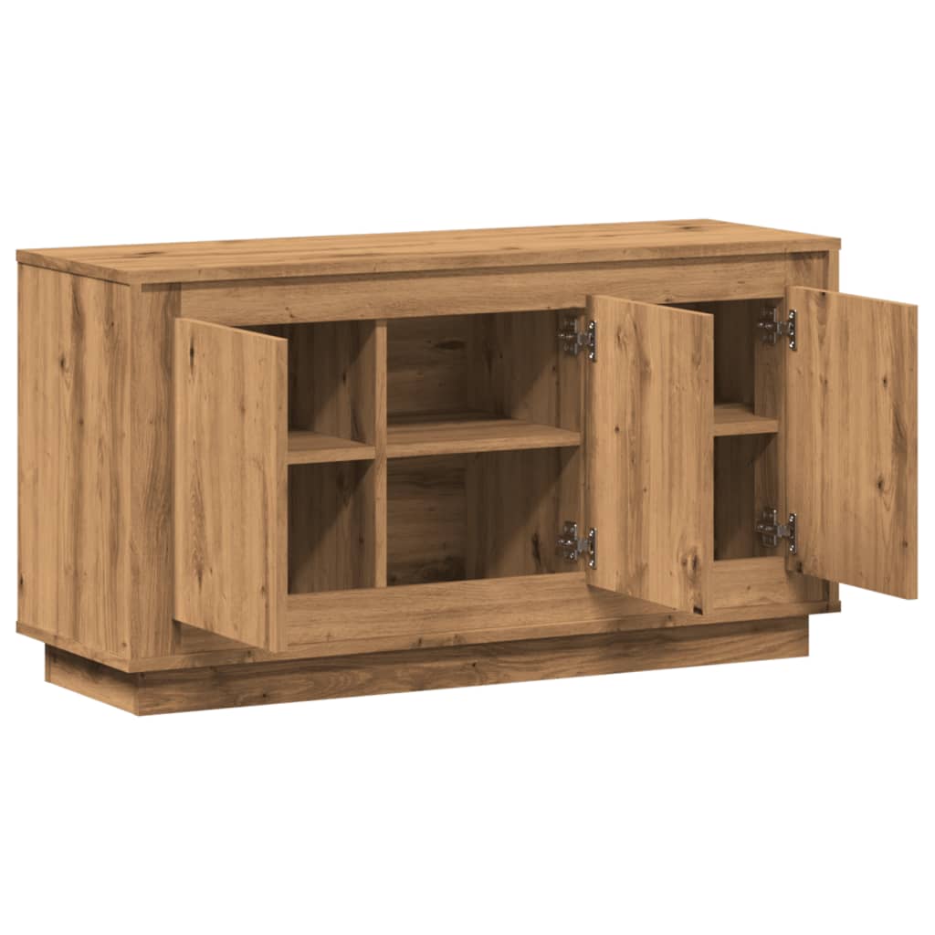 vidaXL Servantă, stejar artizanal, 102x35x55 cm, lemn prelucrat