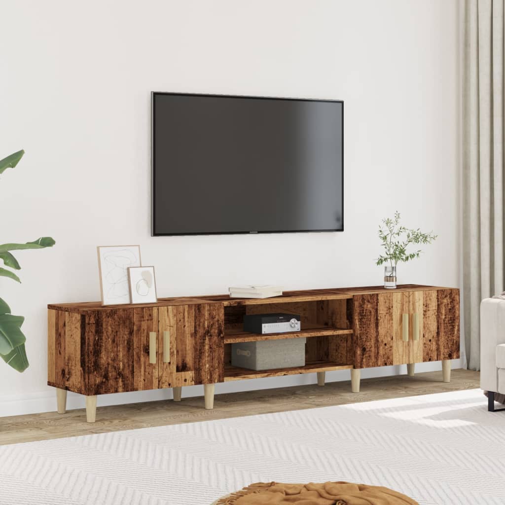 vidaXL Comodă TV, lemn vechi, 180x31,5x40 cm, lemn prelucrat vidaXL Comodă TV, lemn vechi, 180x31,5x40 cm, lemn prelucrat